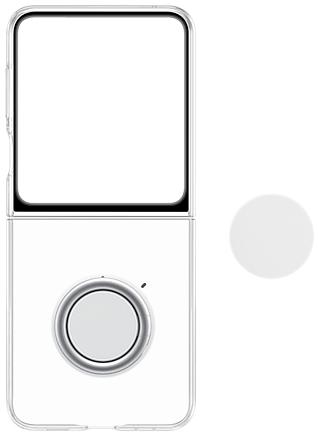 SAMSUNG Coque transparente avec support amovible Z Flip 5