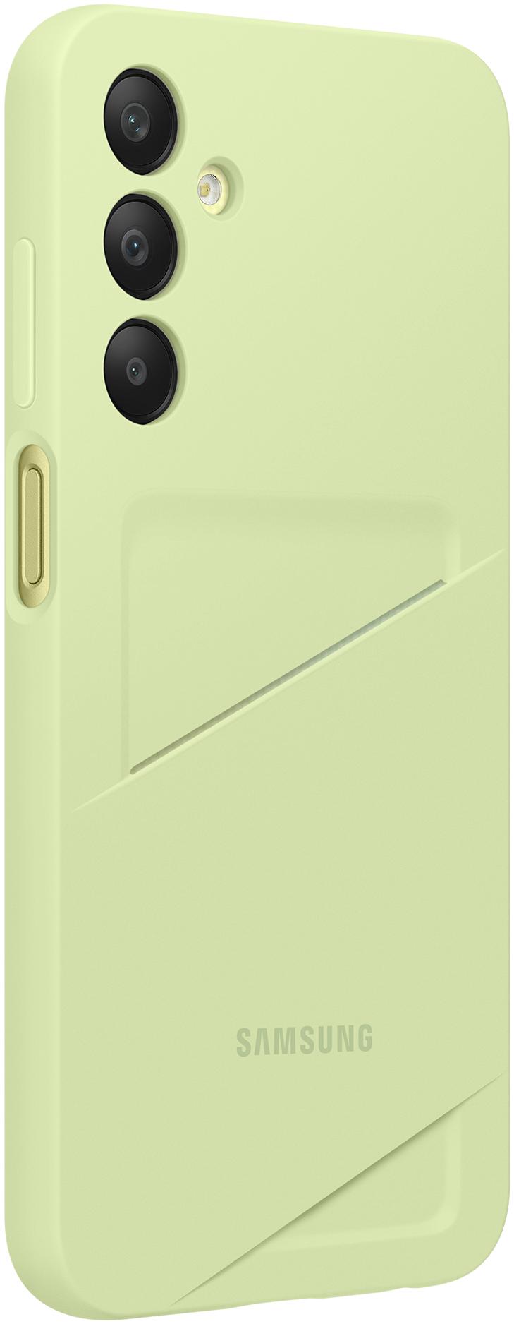 SAMSUNG Coque avec porte-carte pour Galaxy A25 Vert Clair