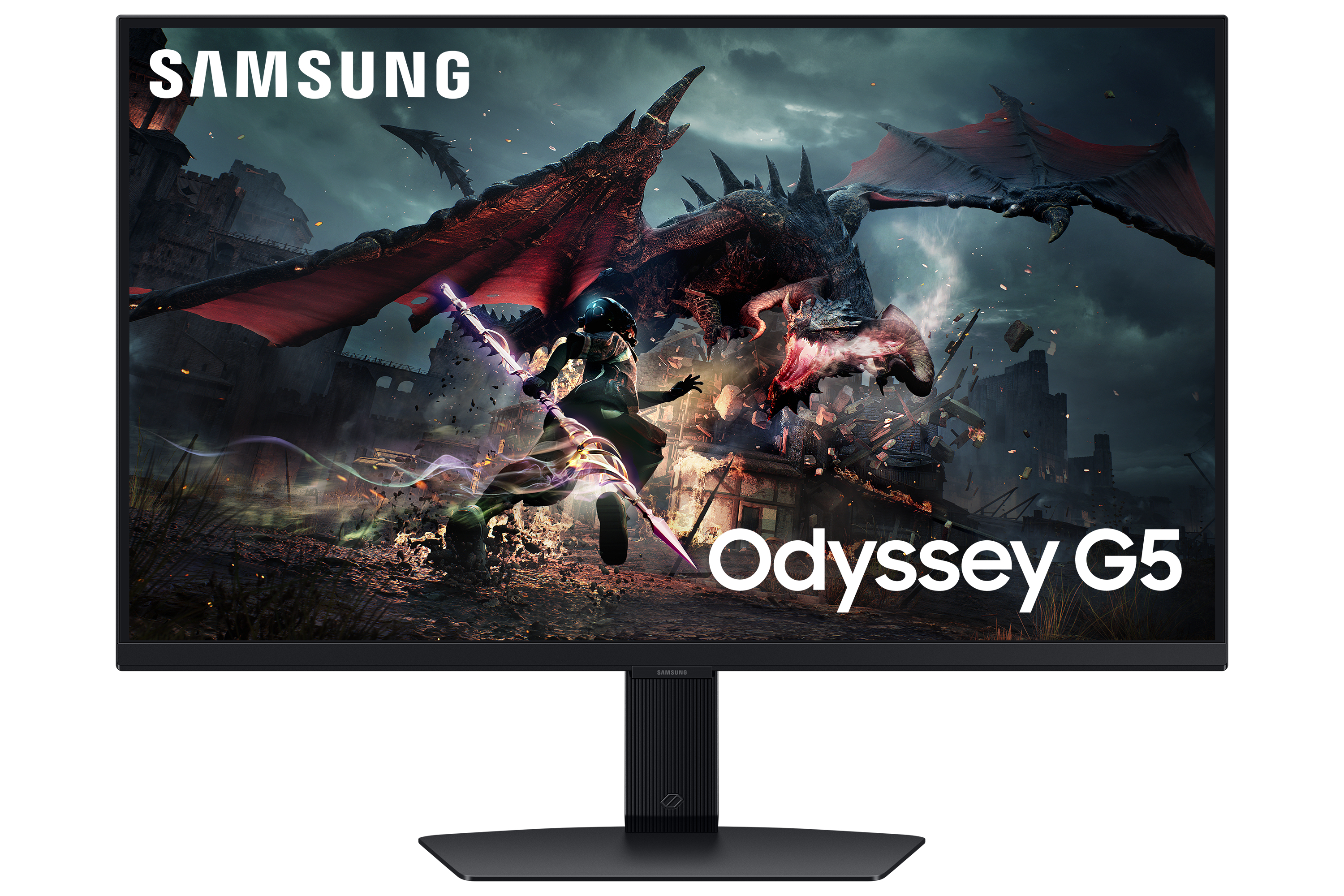 SAMSUNG Ecran 27'' Samsung Gaming Odyssey G5 Noir QHD 2560x1440 180Hz IPS 1ms 350cd/m H