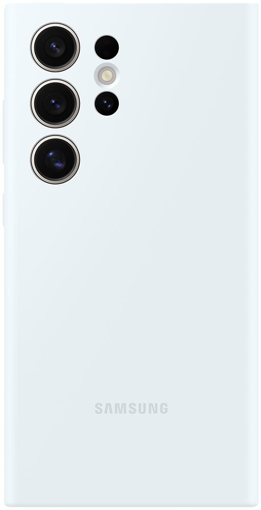 SAMSUNG Coque Silicone pour Galaxy S24 Ultra Gris Clair