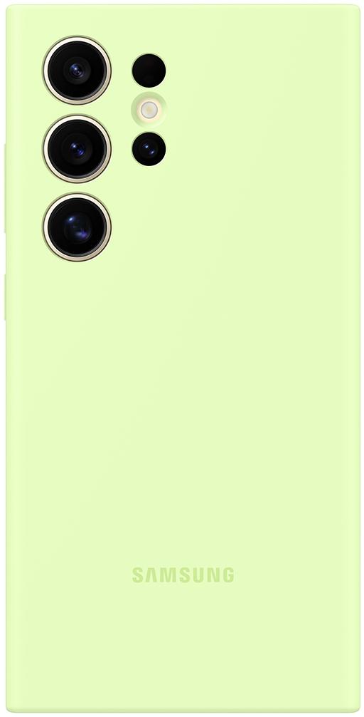 SAMSUNG Coque Silicone pour Galaxy S24 Ultra Vert Clair