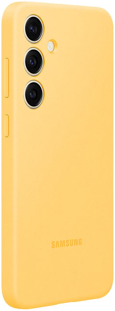 SAMSUNG Coque Silicone pour Galaxy S24+ Jaune
