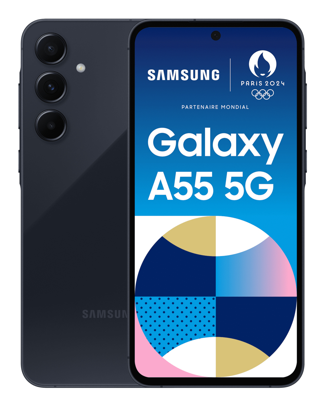 SAMSUNG Smartphone Galaxy A55 5G Bleu nuit 8Go 256Go 5000mAh CR 25W 13 Exynos 1480 Octo
