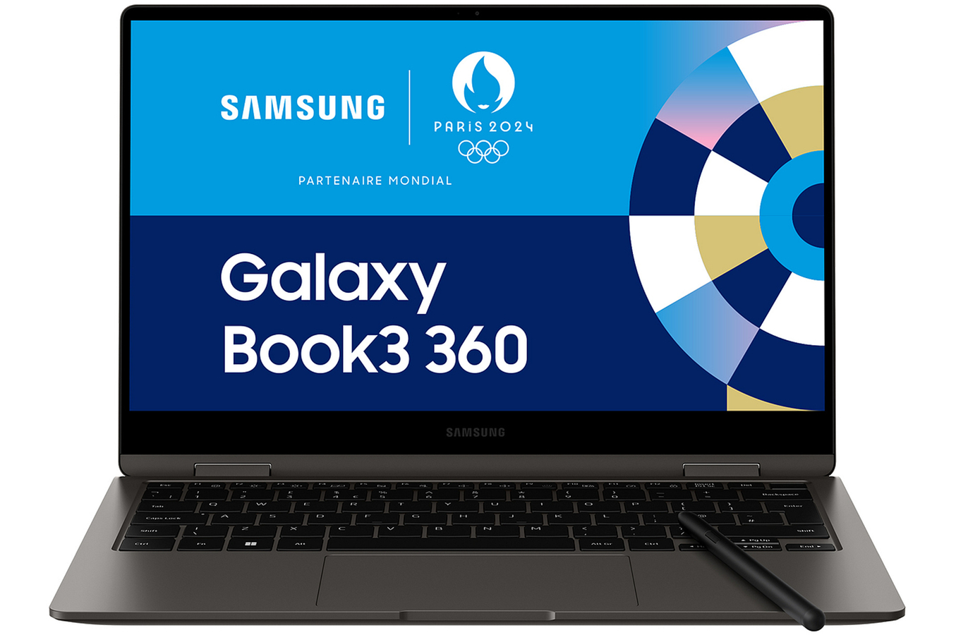 SAMSUNG Galaxy Book3 360 13.3’’ Intel Evo Core i5 16Go RAM 512 Go SSD Anthracite, clavier AZERTY