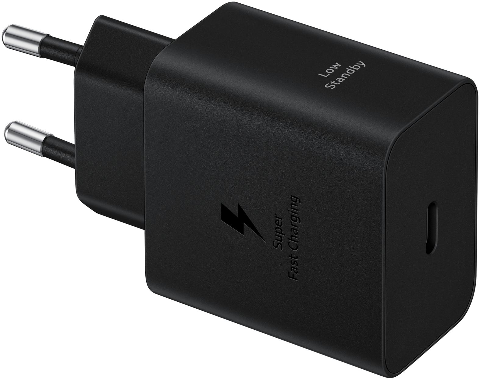 SAMSUNG chargeur secteur 45W type C + cable 1,8M Noir