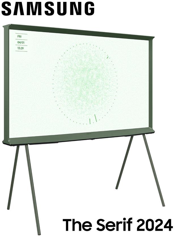 SAMSUNG Modèle du produit : The Serif Lifestyle TQ50LS01D Qled Design 360 4K 127cm Vert 2024