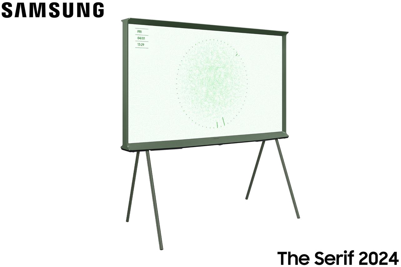 SAMSUNG The Serif Lifestyle TQ55LS01D Qled Design 360 4K 139cm Vert 2024