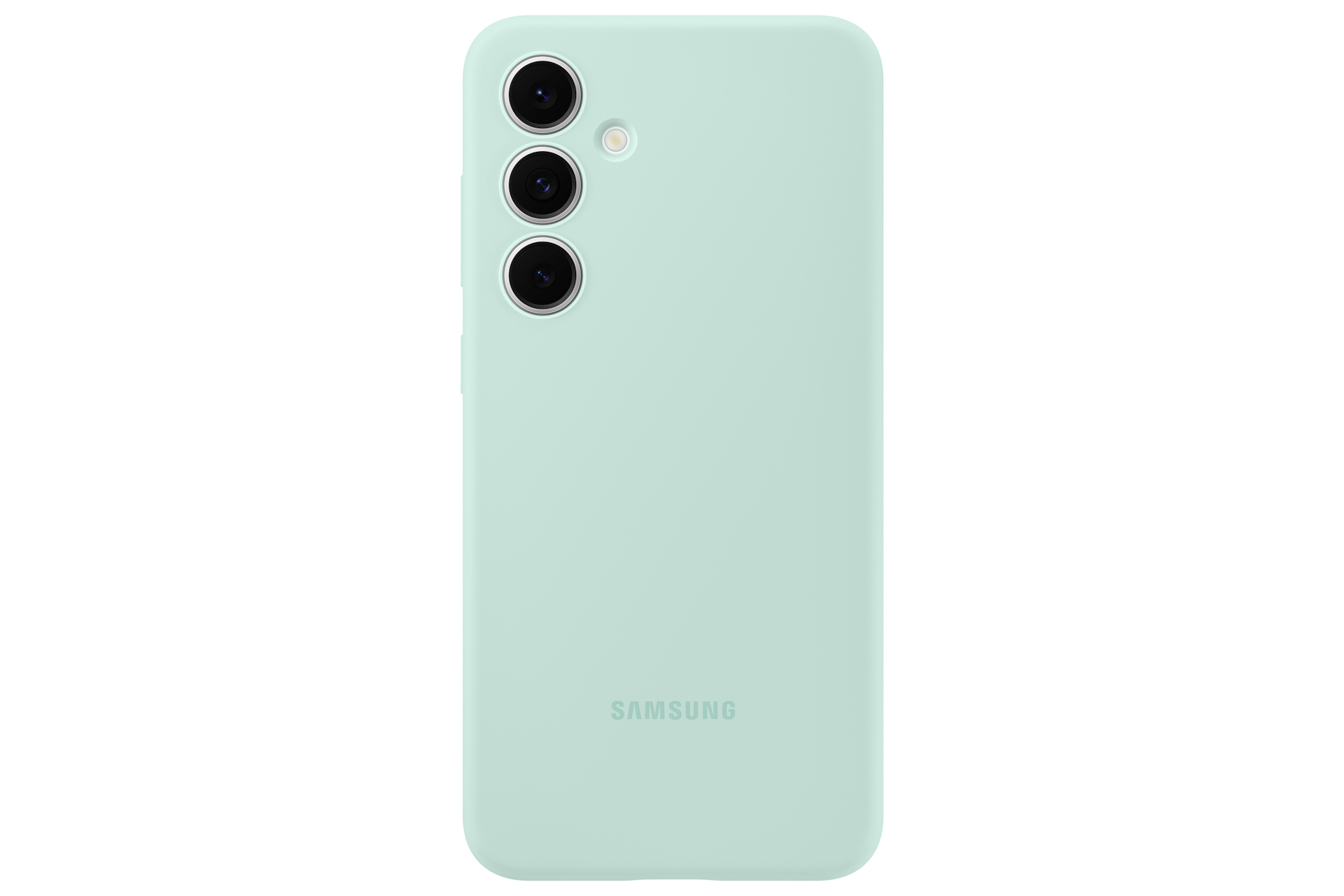 SAMSUNG Coque Silicone Vert d'eau Galaxy S24 FE
