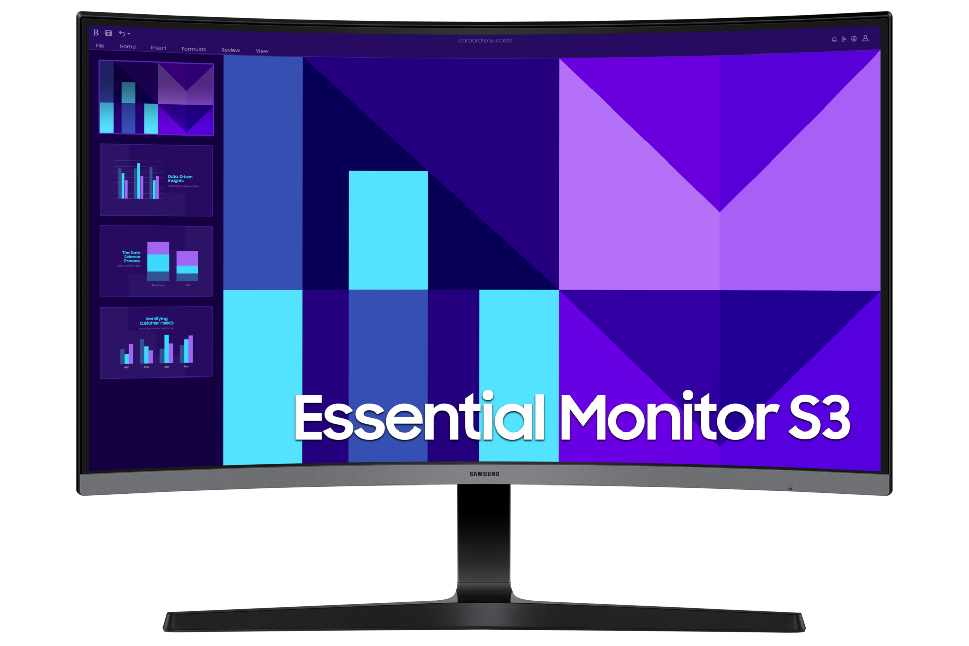 SAMSUNG ECRAN 27 S27D390G Noir 1920x1080 VA 16:9 4ms 200cd/m 100Hz Incurvé 150