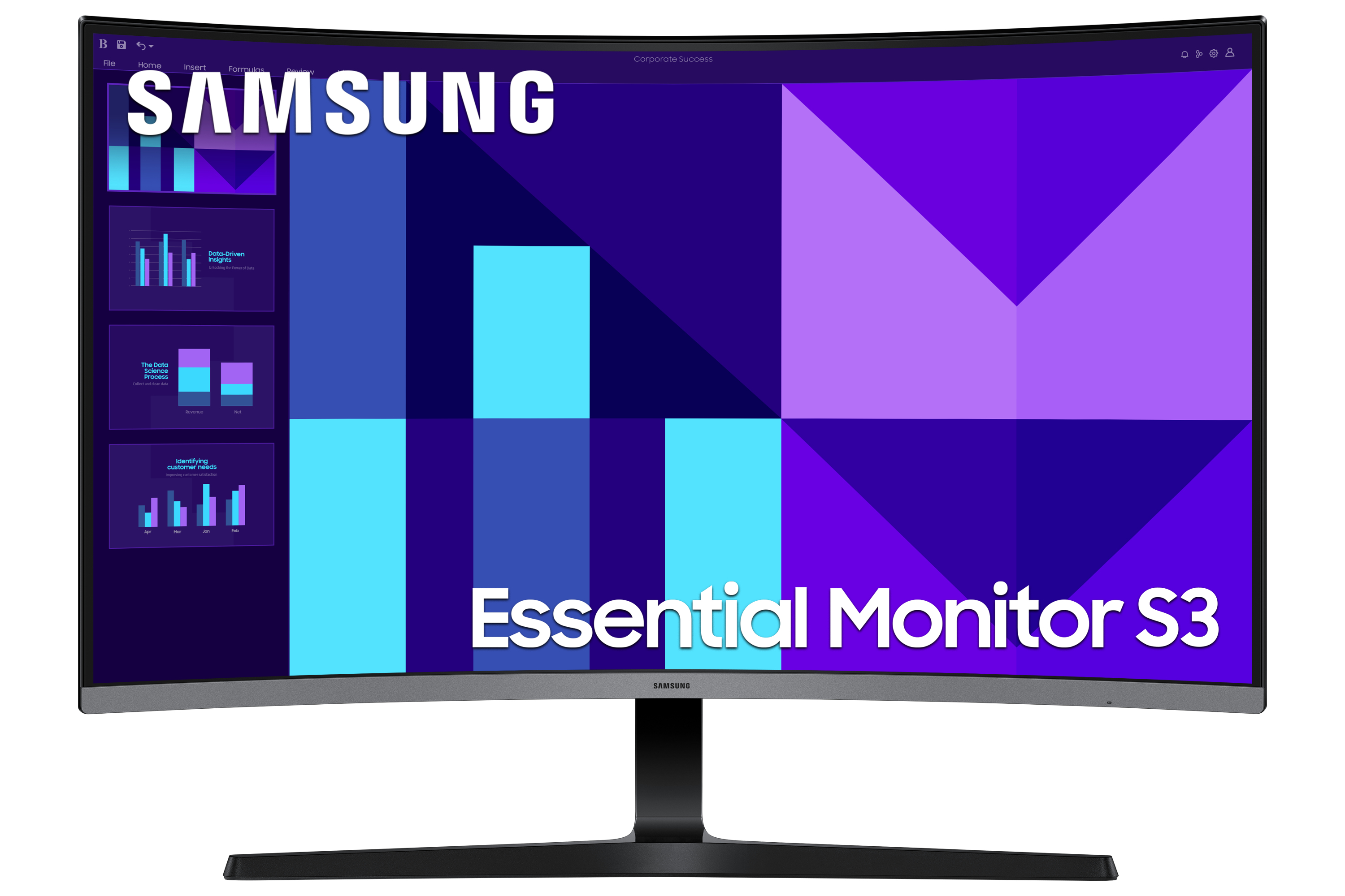 SAMSUNG ECRAN 32  S32D390G Noir 1920x1080 VA 16:9 4ms 200cd/m  100Hz Incurvé 150