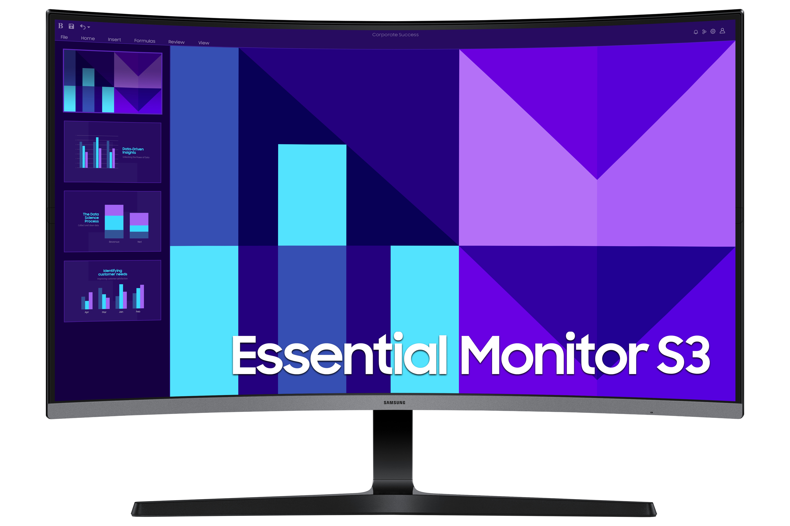 SAMSUNG ECRAN 32 S32D396G Noir 1920x1080 VA 16:9 4ms 200cd/m 100Hz Incurvé 150