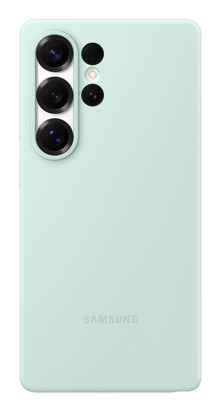 SAMSUNG Coque Silicone Vert d'eau Galaxy S25 Ultra
