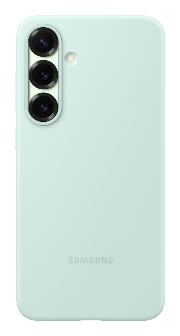 SAMSUNG Coque Silicone Vert d'eau Galaxy S25+