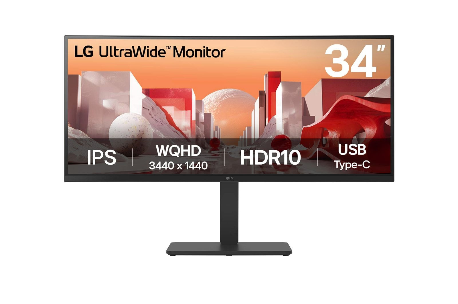LG UltraWide 34BA75QE-B, 34 Pouces Curved Business Monitor, 60Hz, IPS