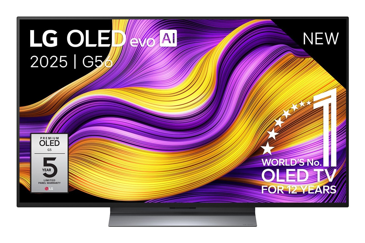 LG OLED48G56LS.AEU OLED evo Noir Profond + pied inclus 120 Hz 4K 121 cm IA 2025