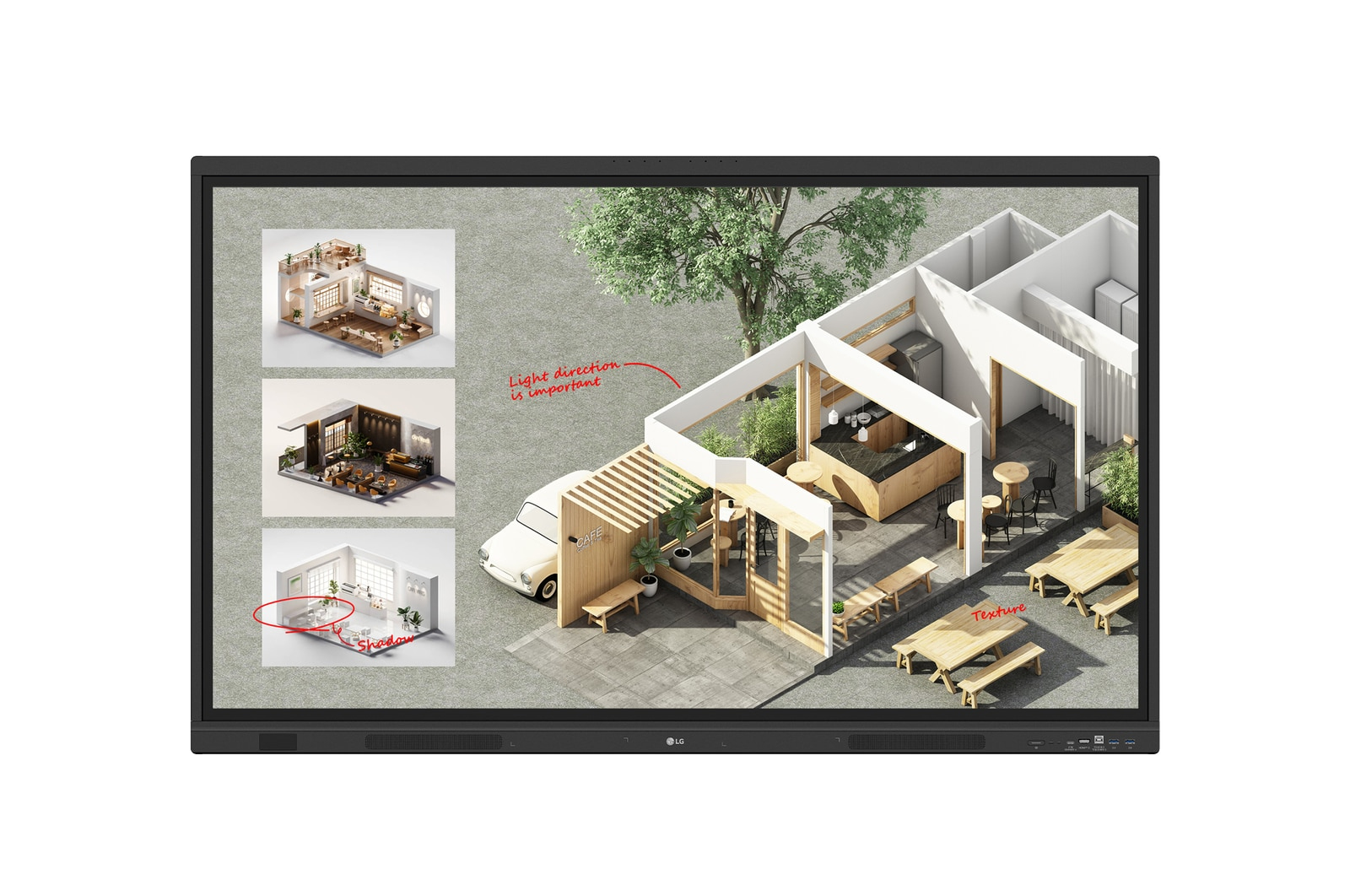 LG CreateBoard 55TR3DQ