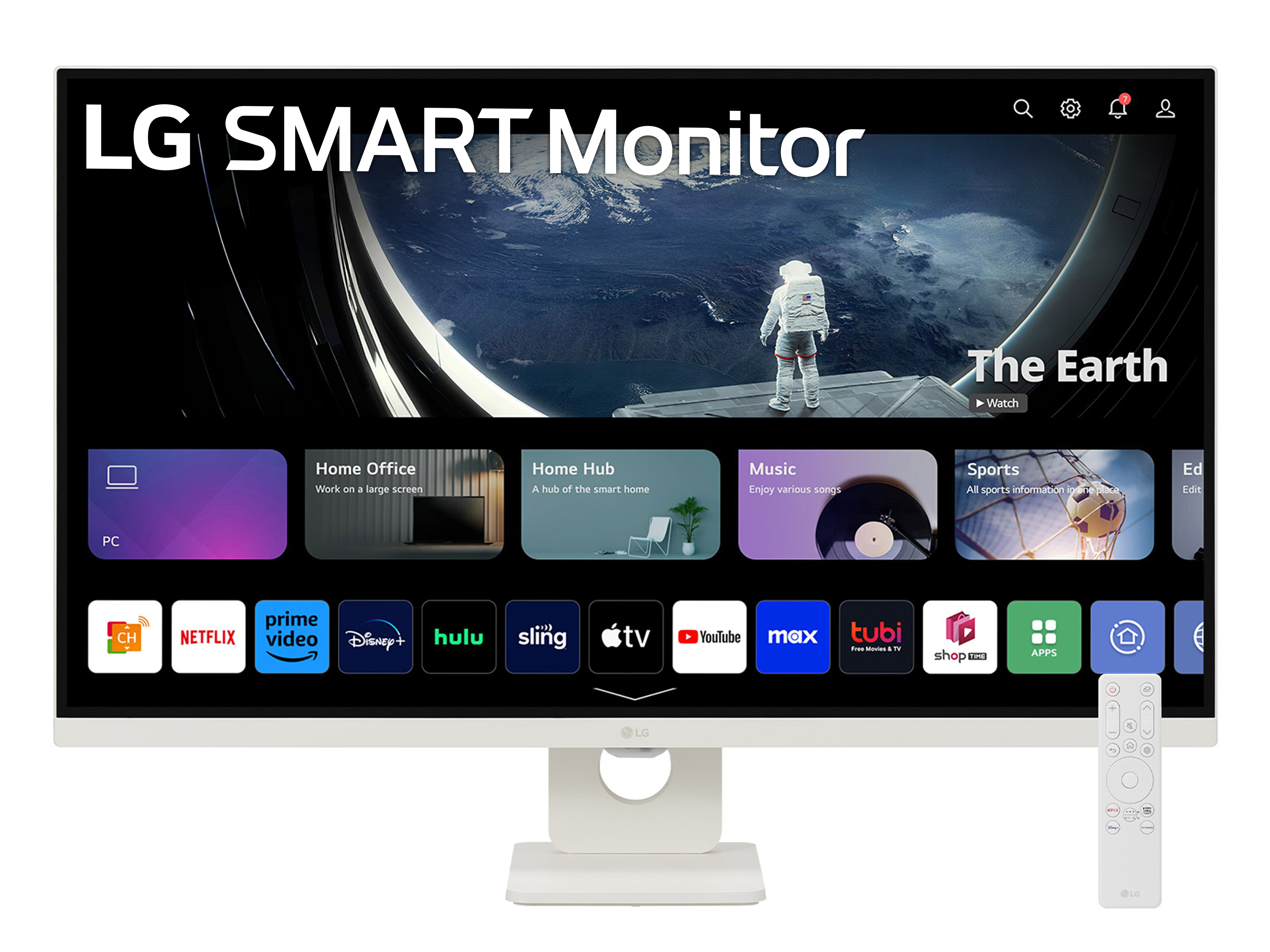 LG Smart Monitor 32U721SA-W (80 cm (32 Pouces)