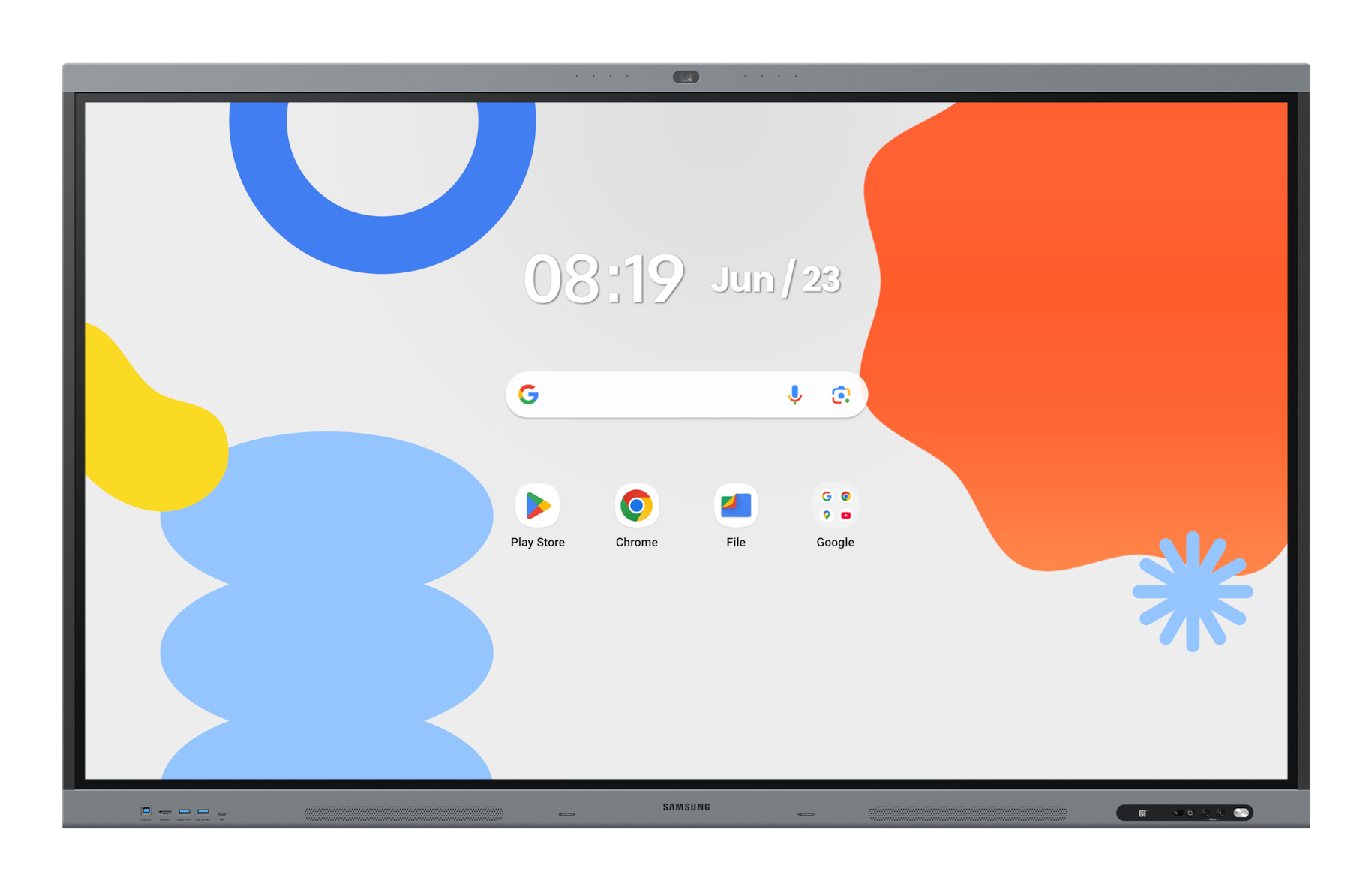 SAMSUNG WAFX-P Eboard WA75FX-P 75p Android 15 EDLA Octacore 16Go RAM 128Go storage UHD IR Touch 3xHDMI USB-C PD 65W 48Mpixel auto