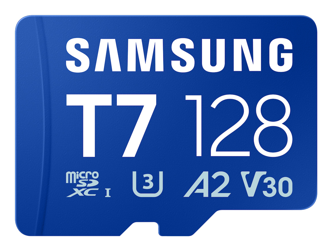 SAMSUNG SD MicroSD Card 128GB  SDXC T7              (Class10) retail
