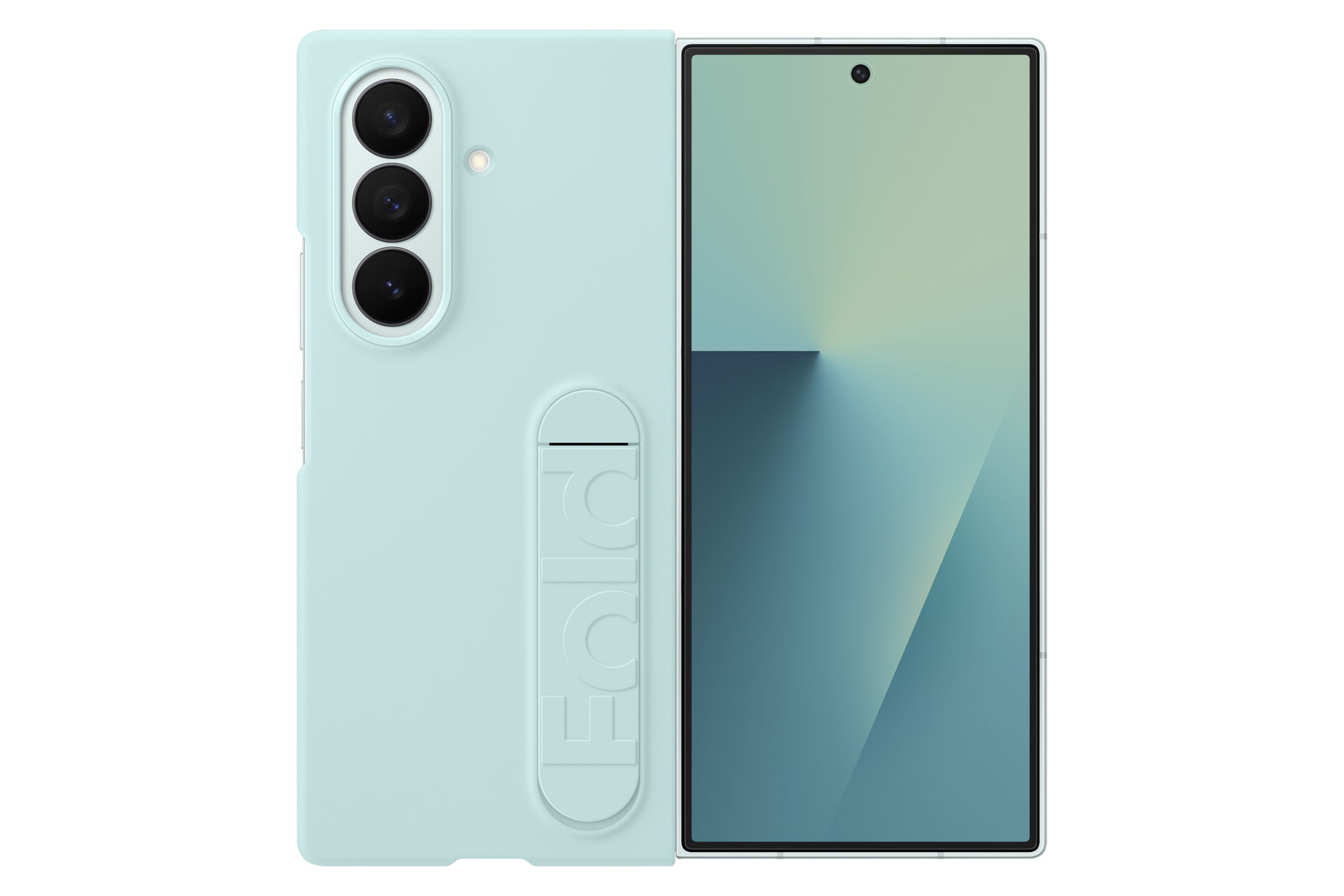 SAMSUNG Pack silicone Vert d'eau + Film Q7