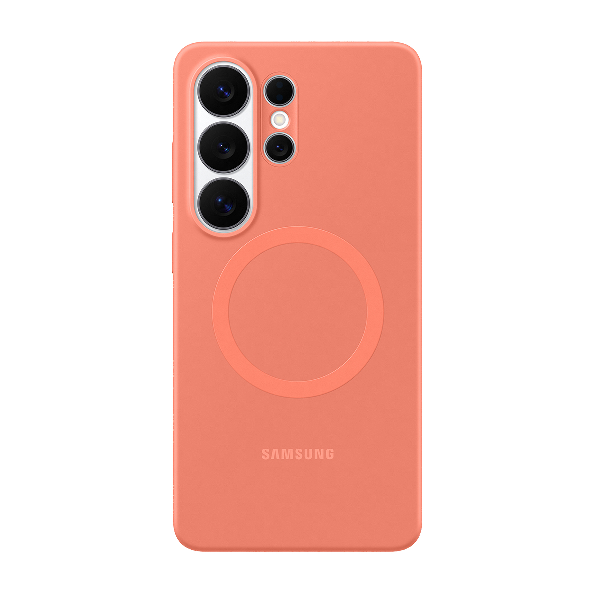 SAMSUNG Coque silicone Magnet Samsung pour Galaxy S26 Ultra couleur Corail EF-ES948COEGW