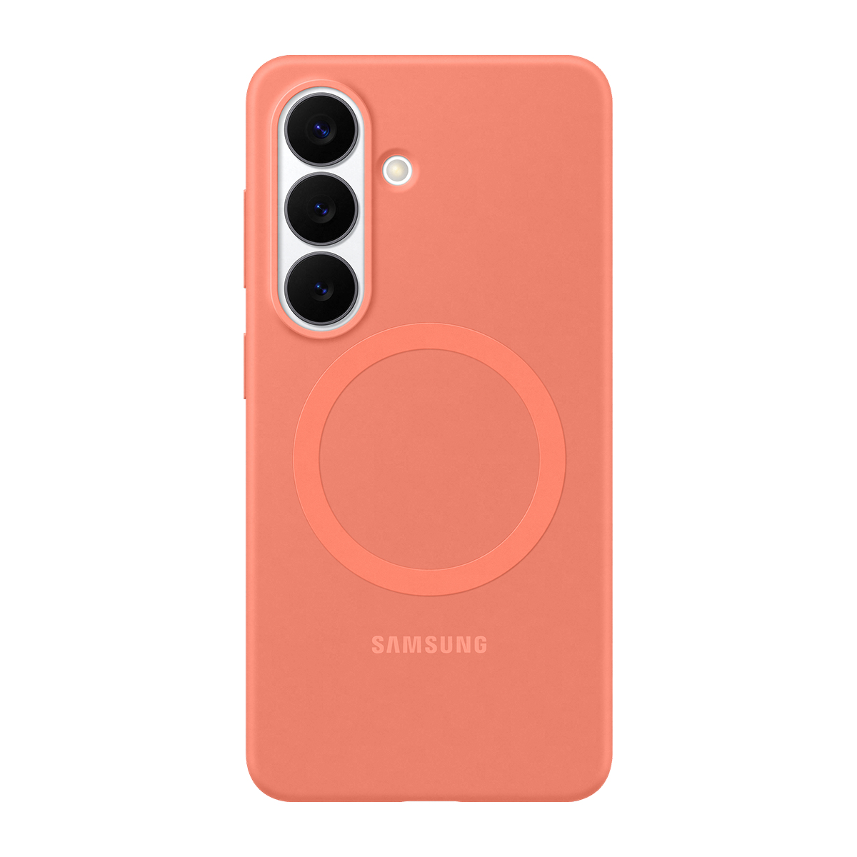 SAMSUNG Coque silicone Magnet Samsung pour Galaxy S26 couleur Corail EF-ES942COEGWW