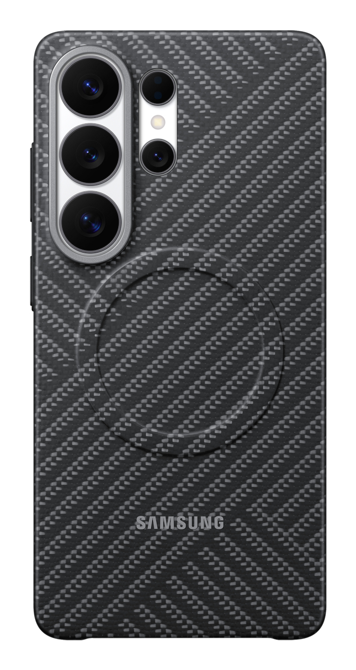 SAMSUNG Coque en fibre de carbone Magnet Samsung pour Galaxy S26 Ultra couleur Gris EF-K