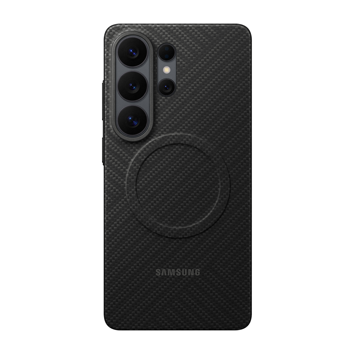 SAMSUNG Coque en fibre de carbone Magnet Samsung pour Galaxy S26 Ultra couleur Noir EF-K