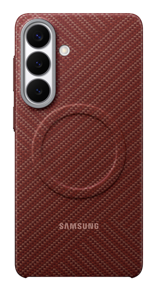 SAMSUNG Coque en fibre de carbone Magnet Samsung pour Galaxy S26+ couleur Corail EF-KS94