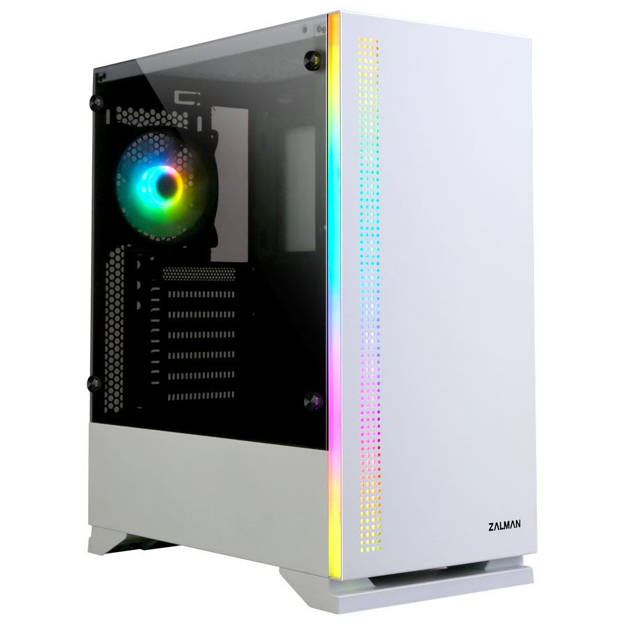 ZALMAN Modèle du produit : S5 Midi-Tower - blanc