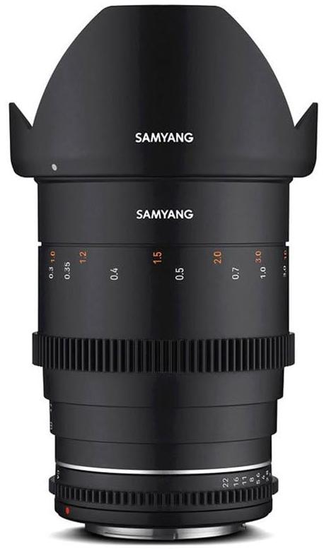 Samyang Objectif hybride vidéo VDSLR 35mm T1.5 MK2 noir pour Sony FE