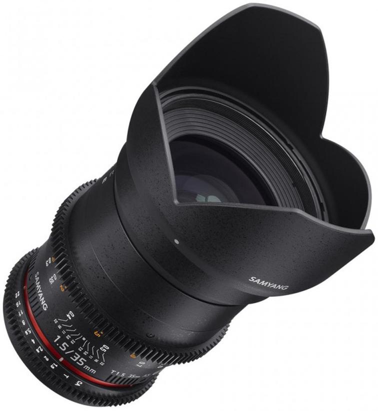 Samyang Objectif reflex vidéo 35mm T1.5 MK2 Noir pour Canon EF