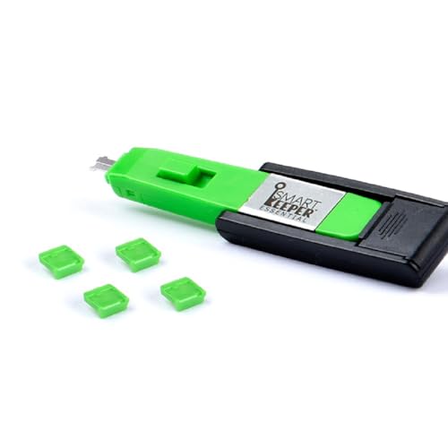 SMARTTECK / 4x Bloqueurs Mini USB Type-B avec 1x Clé Mini