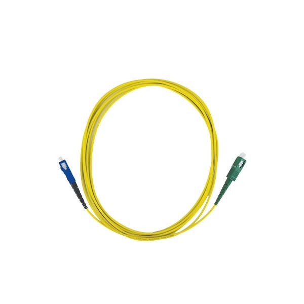 ekivalan Jarretière zip 2,0mm OS2 G652D SC-APC/SC-UPC LSZH jaune 7m