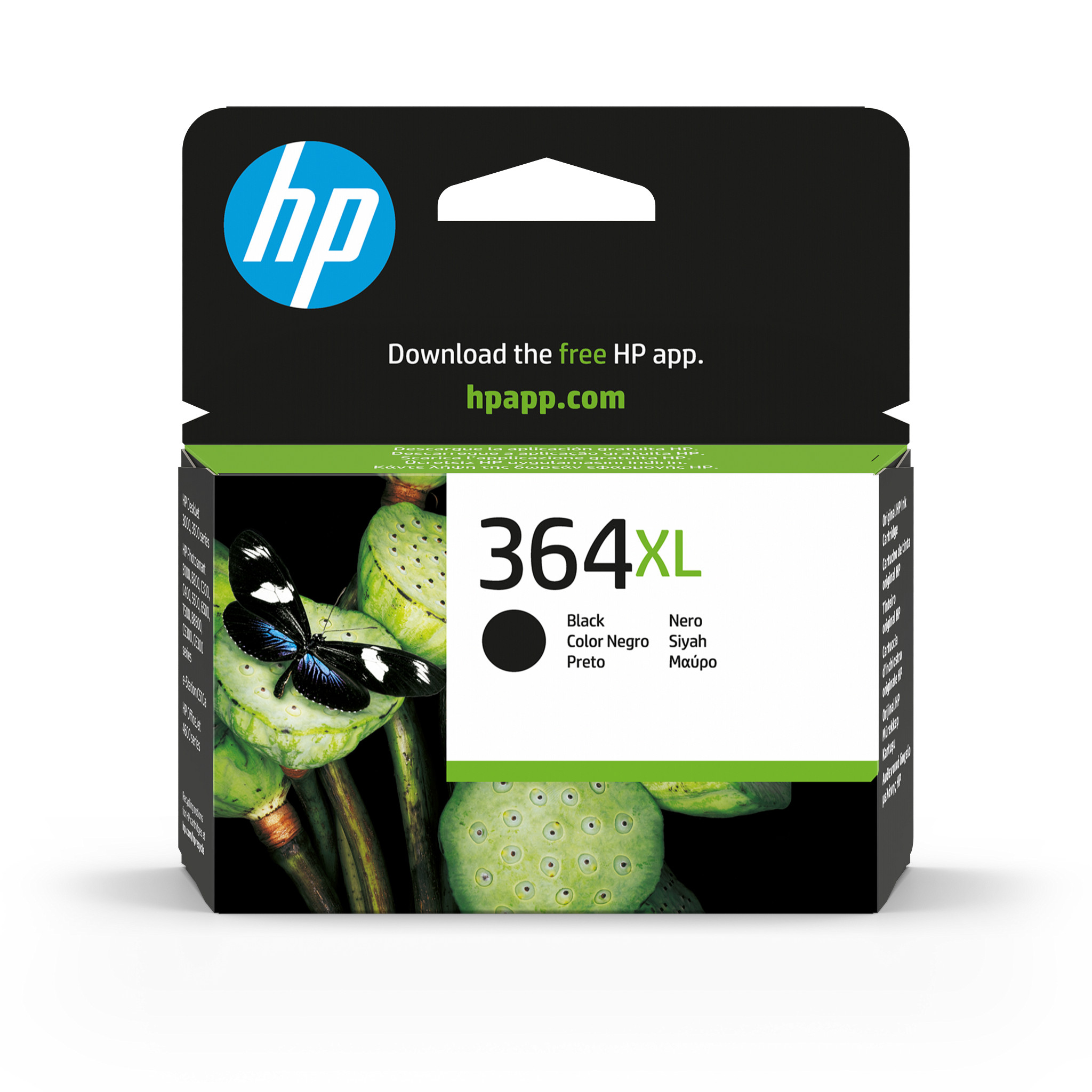HP Cartouche d'Encre 364XL Noir Haute Capacité