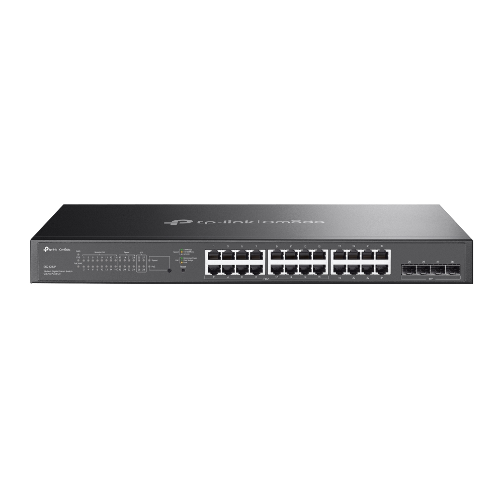 TPLINK SG2428LP Omada 28-Port Gigabit Smart Switch 24x Gigabit Ports