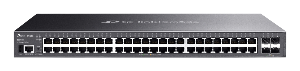 TPLINK Omada 48-Port Gigabit Stackable Lite L3 Managed Switch with 4 10G Slots