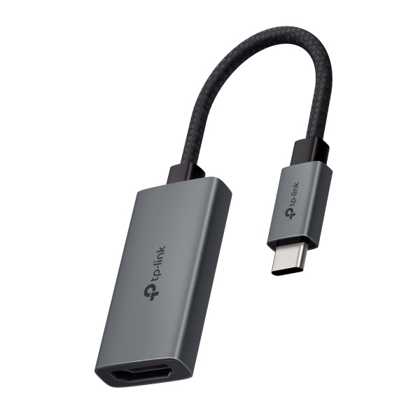 TPLINK USB Type-C to HDMI Adapter 1x USB-C Connector 1x HDMI 4K 60Hz Port Plug and Play Fast Heat Dissipation