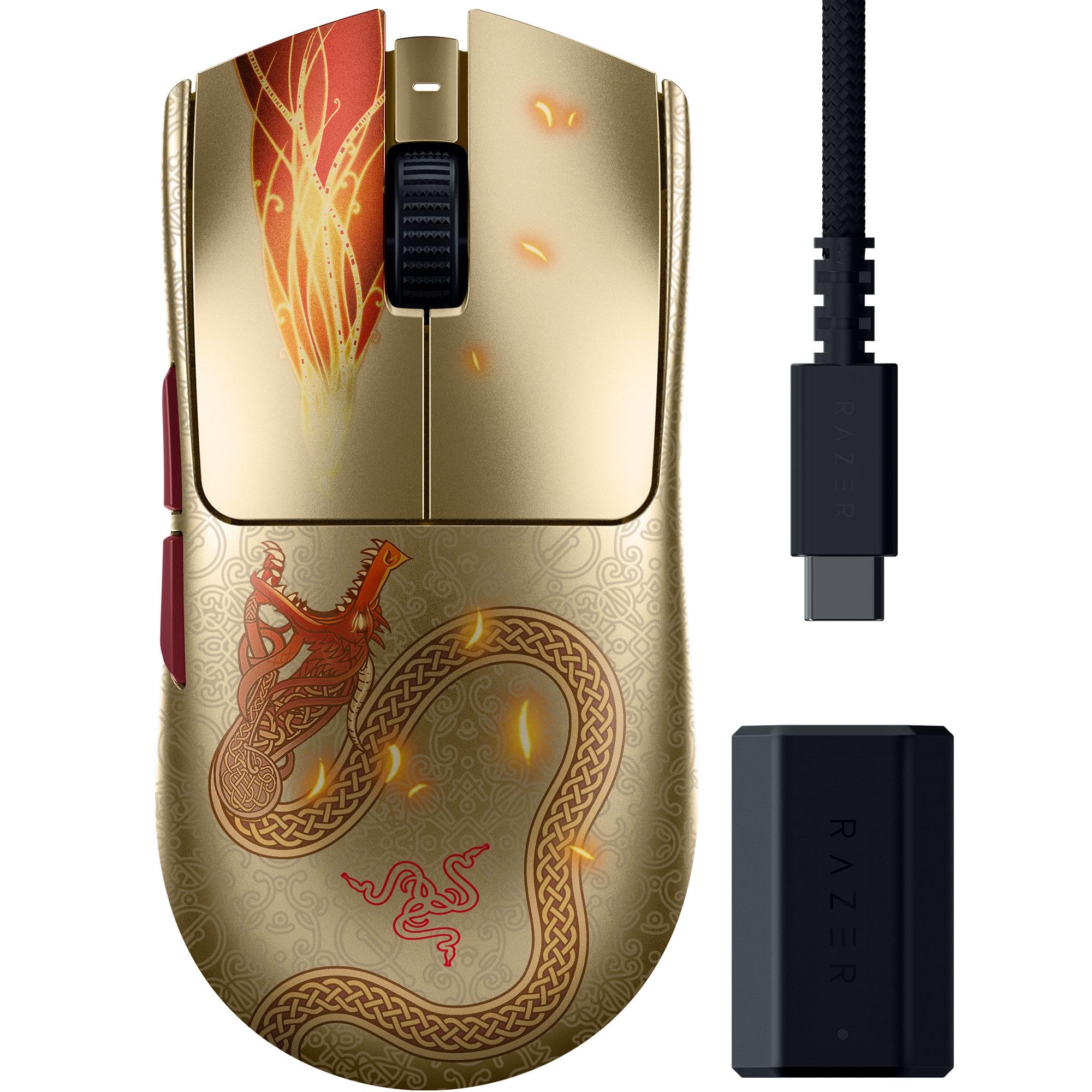 Razer Souris Viper V3 Pro Sans Fil 35000 DPI CS2 HyperPolling Ultralégère Extras