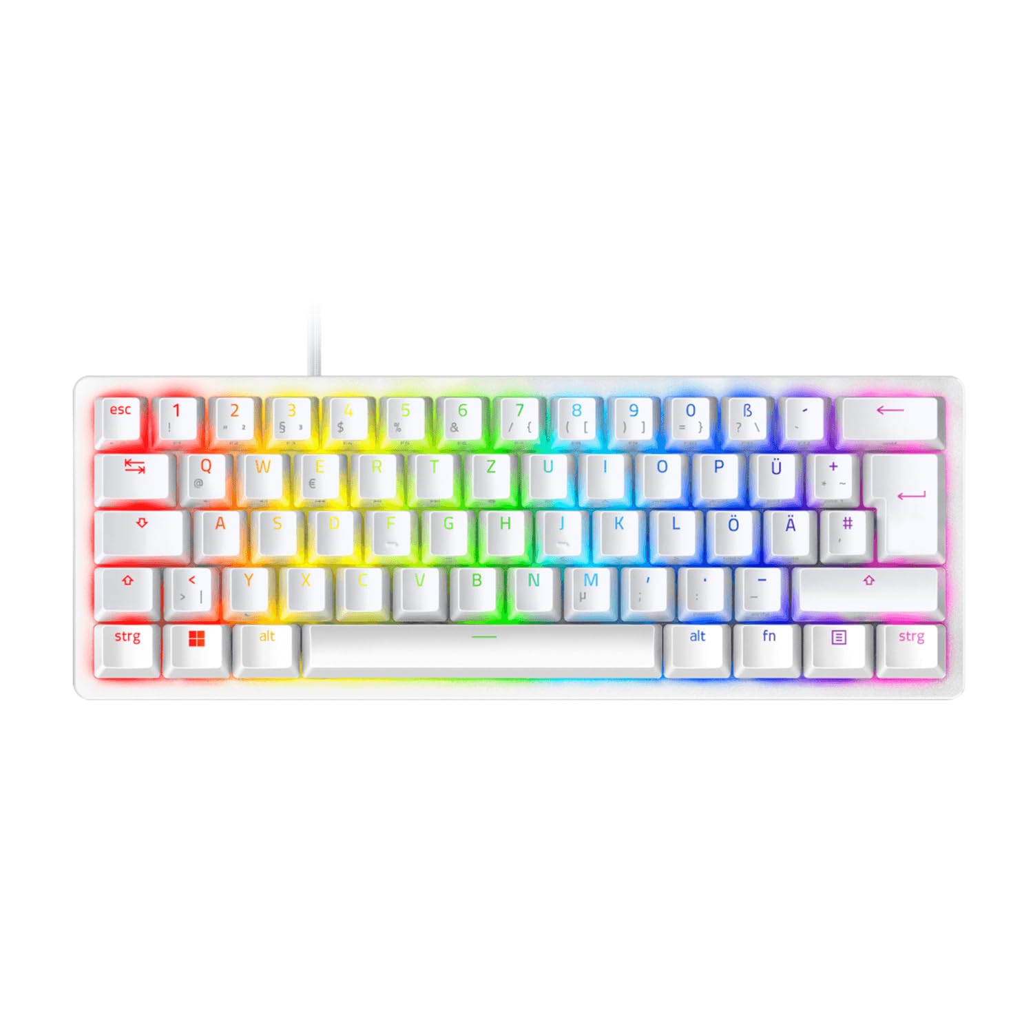 Razer Huntsman Mini Mercury Gaming Tastatur, optische Switches