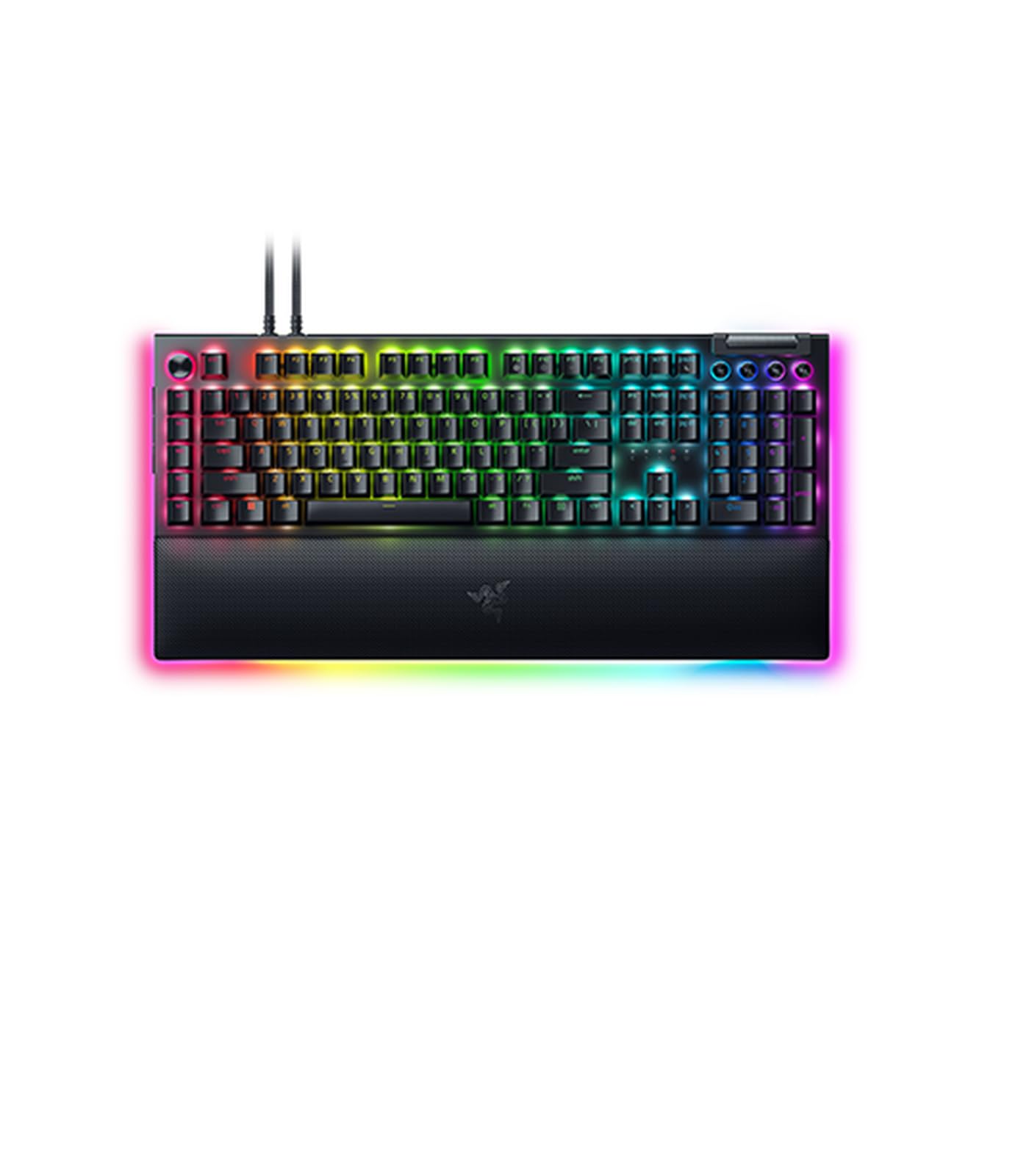 Razer BlackWidow V4 Pro Gaming Tastatur, Yellow Switch, USB, DE Layout
