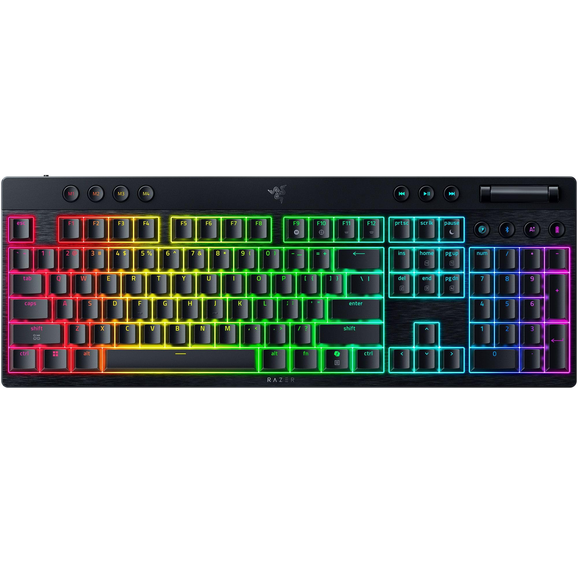 Razer Clavier mécanique Orange Low Profile QWERTY US international rétroéclairé RGB