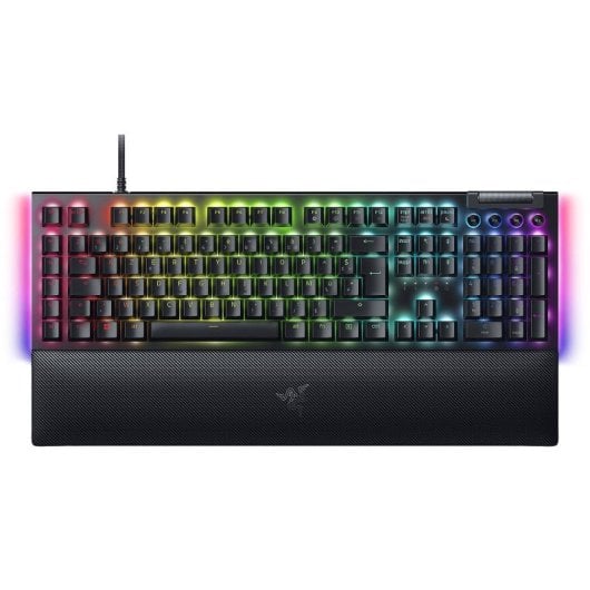 Razer Clavier de jeu mécanique BlackWidow V4 Disposition des commutateurs jaune États-Unis