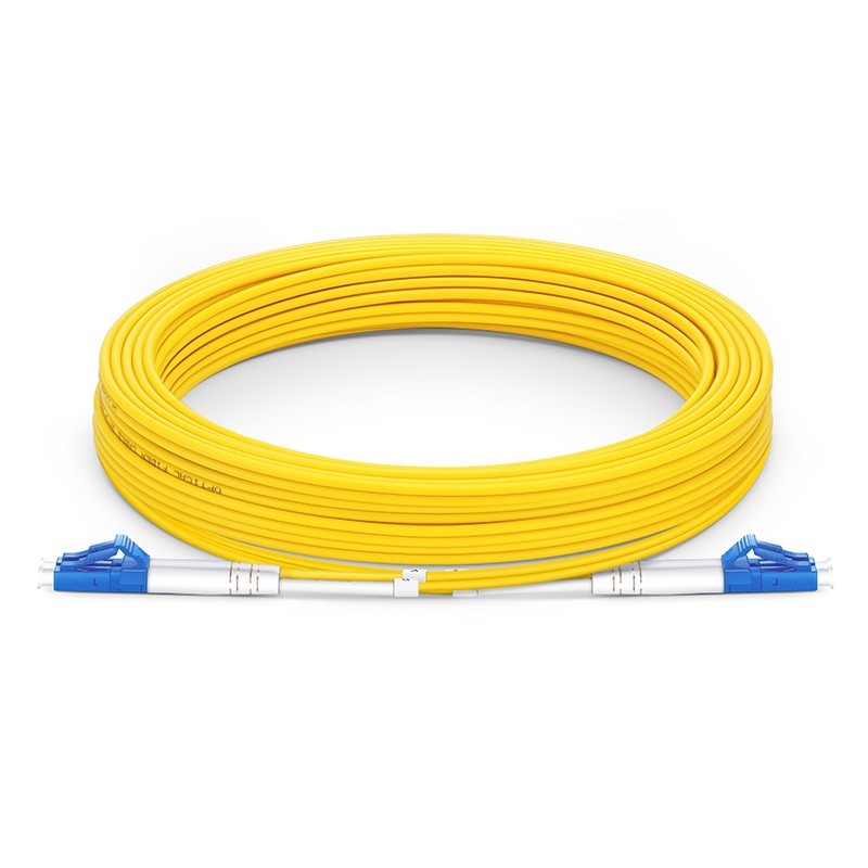 ekivalan Jarretière zip 2,0mm OS2 G652D LC-APC/LC-APC LSZH jaune 30m