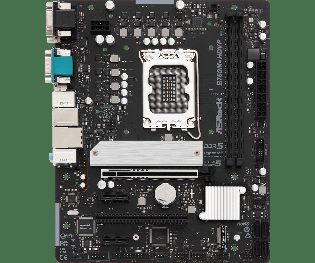 ASROCK B760M-X GEN5             1700 mATX HDMI/DP       DD