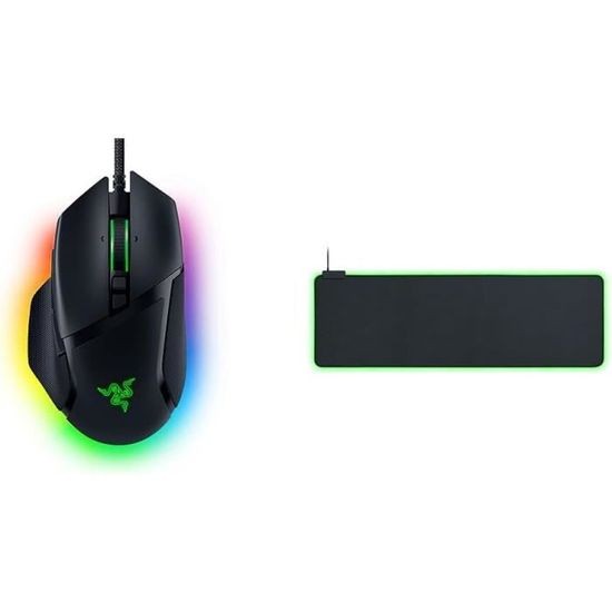 Razer Moba Bundle, Basilisk V3 + Goliathus Mobile Tapis de souris