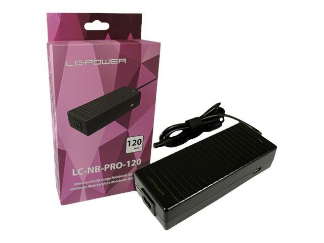 LC Power LC-Power Netzteil NB Notebook-Netzteil LC-NB-PRO-120 120W
