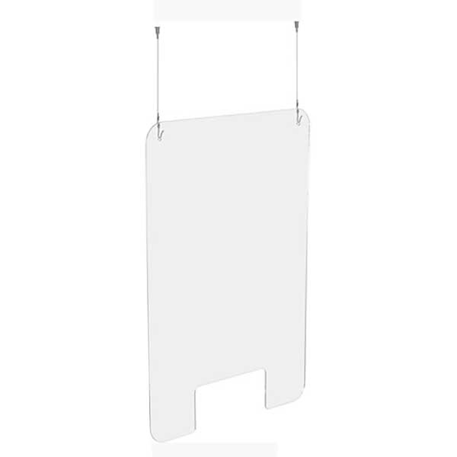 Exacompta Cloison de protection / pare-haleine à suspendre 990 x 660 mm