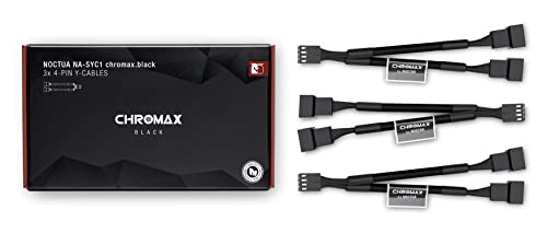 Noctua NA-SYC1 chromax.black Y-Splitterkabelset pour Ventilateur
