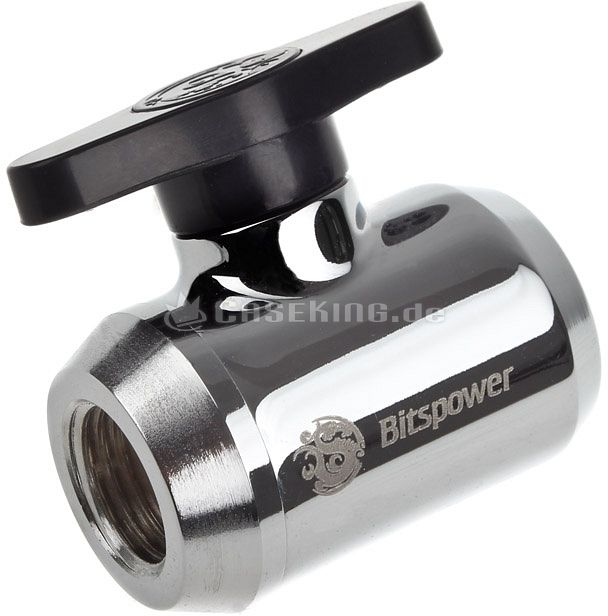 BitsPower 2x G1/4'' IG, poignée - noir brillant